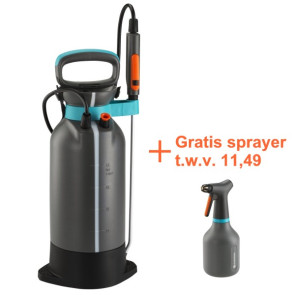 Gardena Drukspuit 5 l Comfort + Gratis sprayer